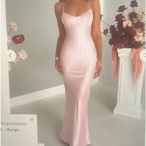 Pink dress from Babyboo fashion! Size small, highly adjustable with back strings